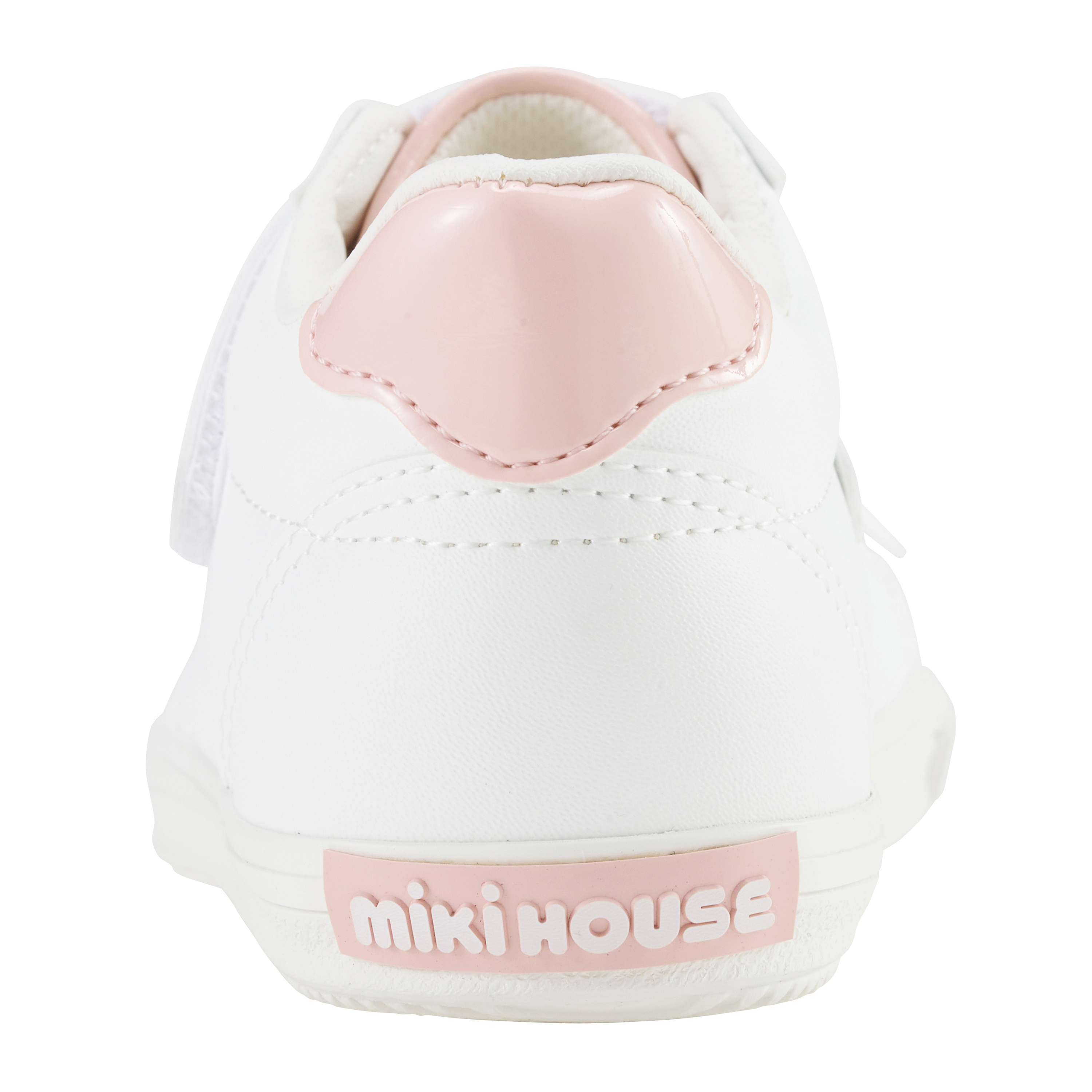 皮製綁帶造型童鞋-粉