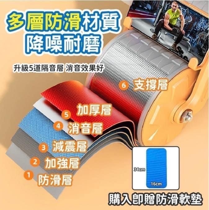 ＜小楊哥激推＞健身推輪 橙色 / 灰藍