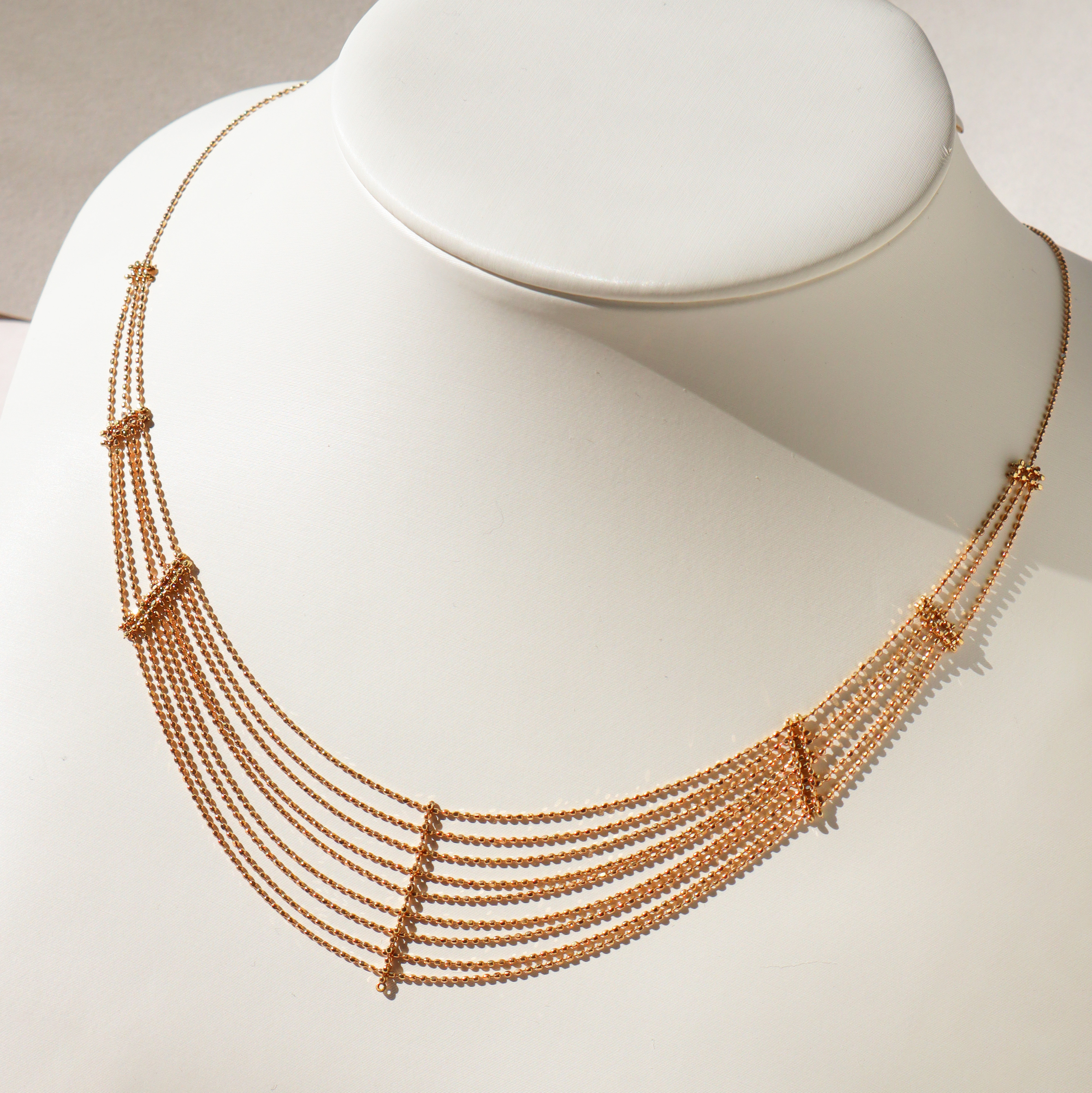 18K/日本設計款系列-層雲項鍊