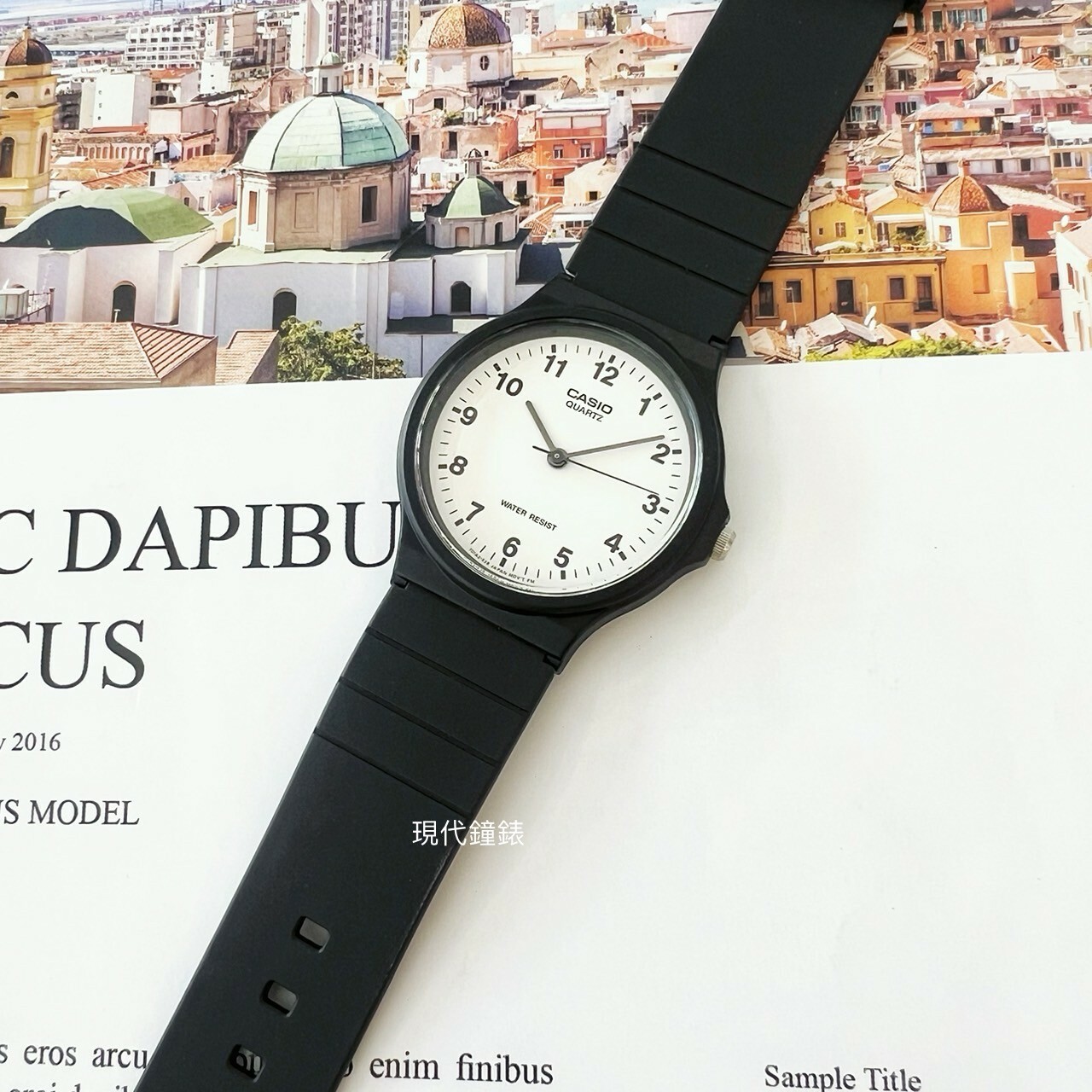 【CASIO 卡西歐】超輕薄感數字錶 MQ-24-7B 34.9mm 現代鐘錶