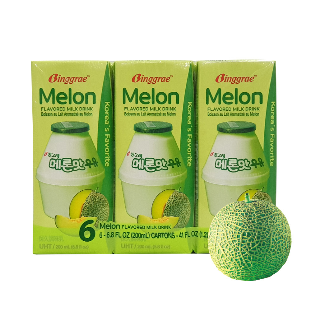 【BKSHOP】Binggrae哈密瓜牛奶200ml