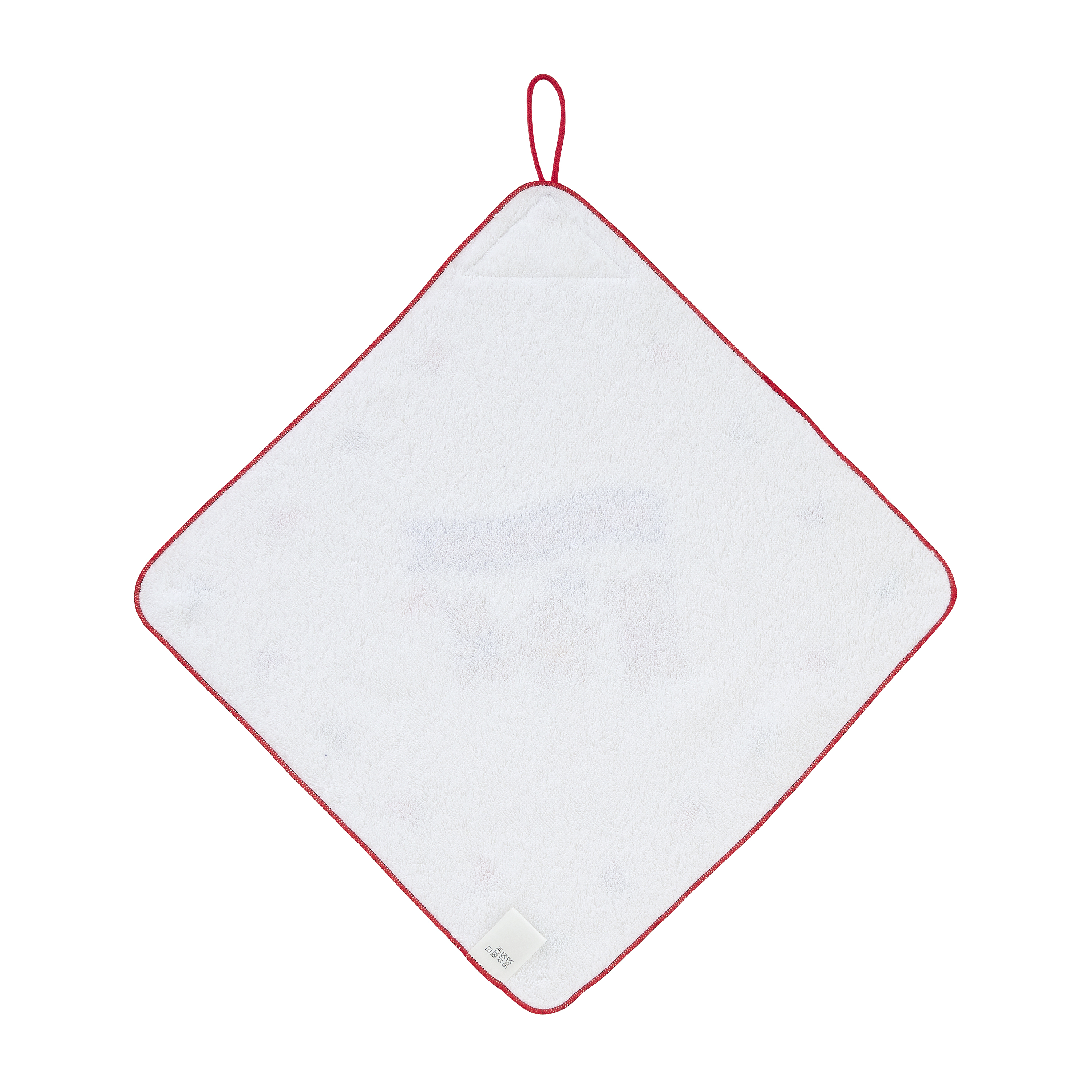 MIKI HOUSE BEAR附環毛巾-紅