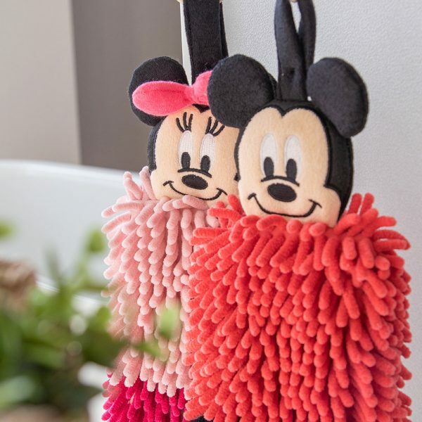迪士尼Disney 經典角色擦手巾米奇款及米妮款官方商品照