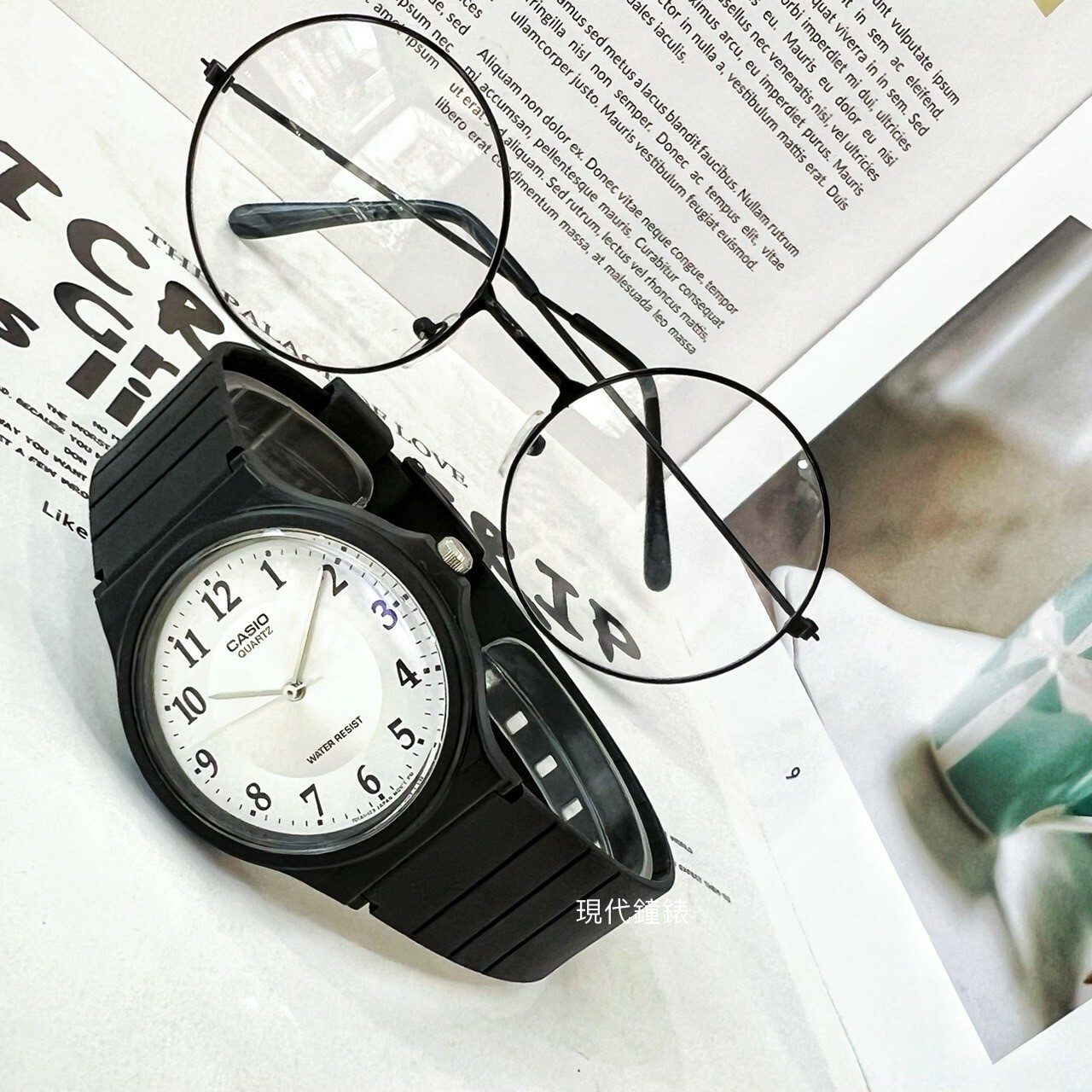 【CASIO 卡西歐】超輕薄感數字錶 MQ-24-7B3 34.9mm 現代鐘錶