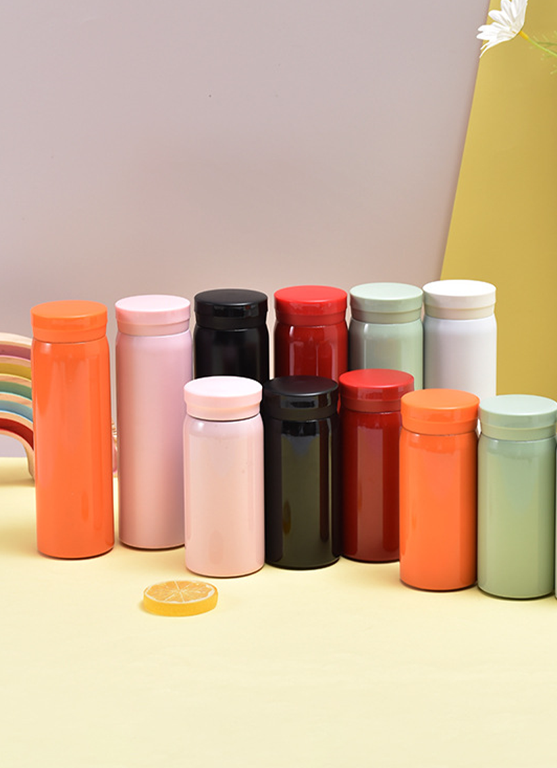 馬卡龍色迷你口袋杯304不鏽鋼保溫杯 AS9514