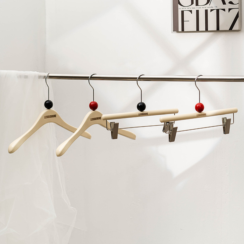 《3689》北歐實木圓球實用衣架