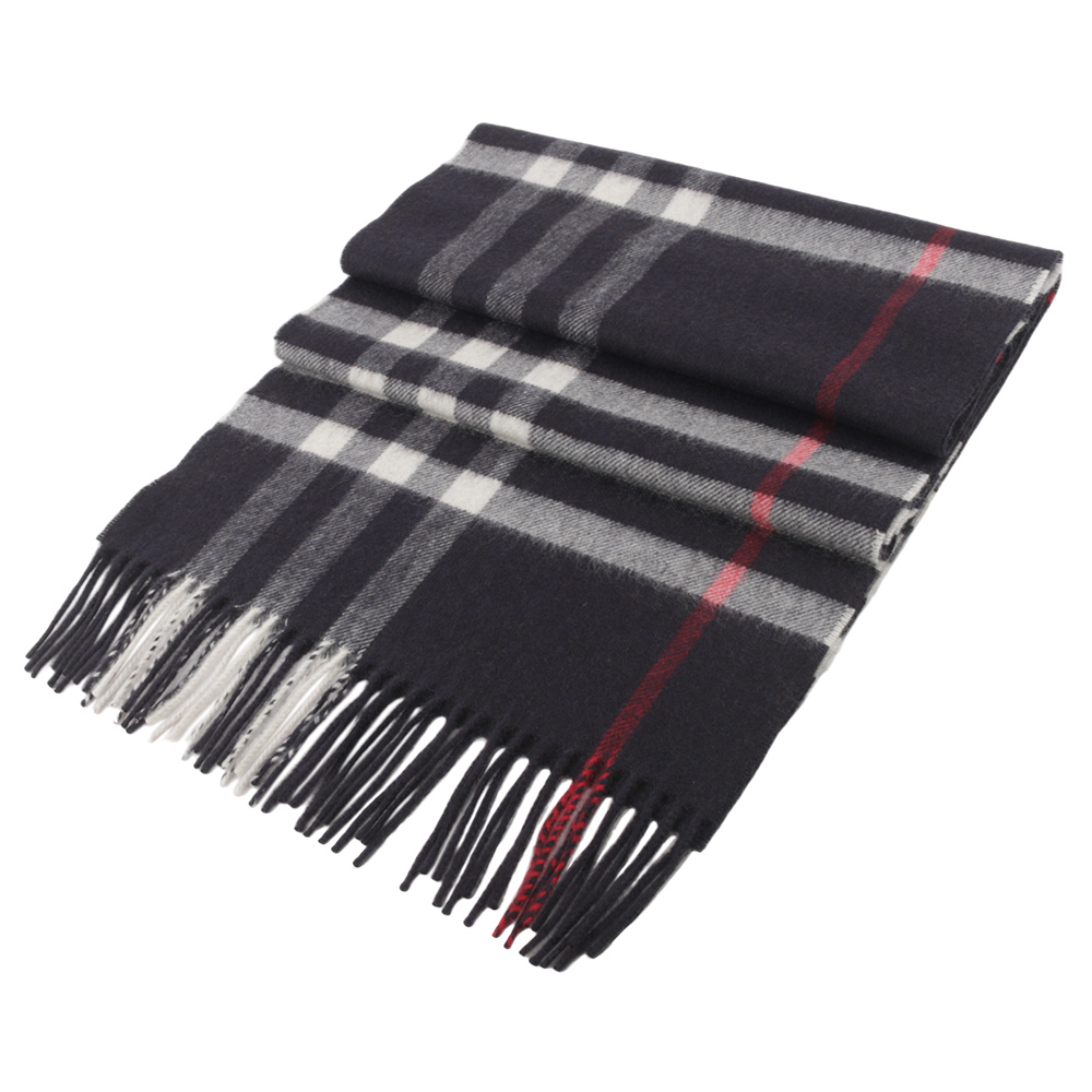 【BURBERRY】基本款經典格紋喀什米爾圍巾