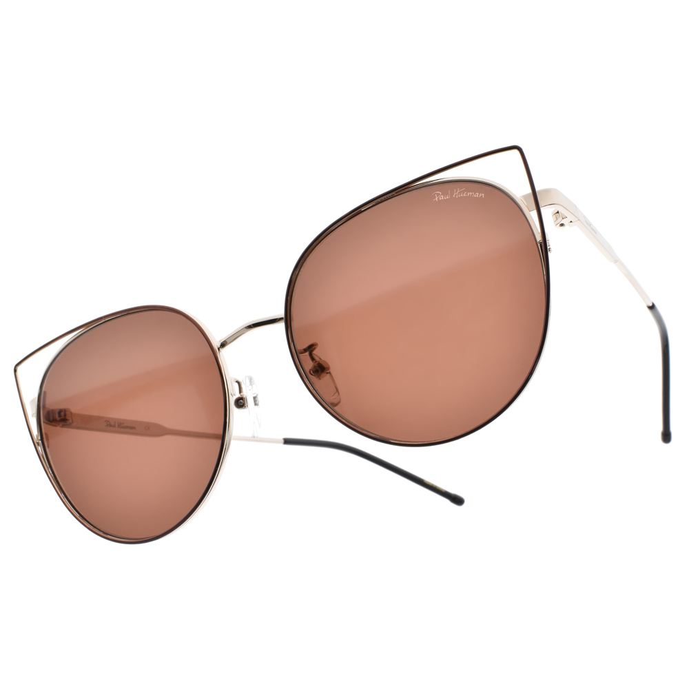【PAUL HUEMAN】PHS1104A C11 貓眼造型圓框太陽眼鏡