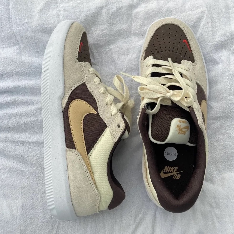 NIKE SB FORCE 58 摩卡 棕色 米色 奶茶色 大地色 咖啡色 倒勾平民版 男鞋 FV8104-221 / 預購