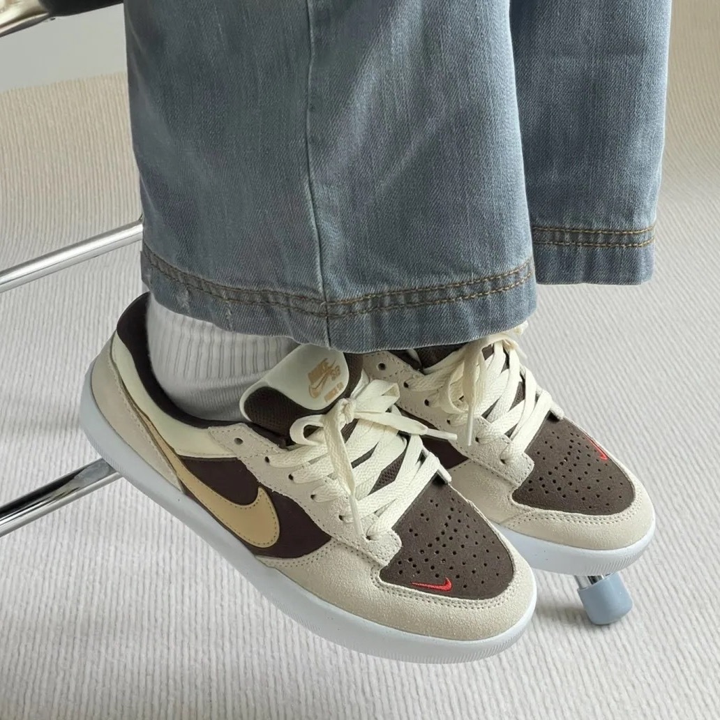 NIKE SB FORCE 58 摩卡 棕色 米色 奶茶色 大地色 咖啡色 倒勾平民版 男鞋 FV8104-221 / 預購