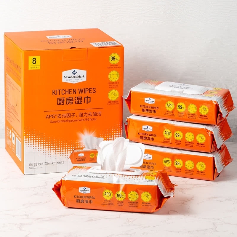 [Sam's Club] MM廚房濕紙巾50片x8包