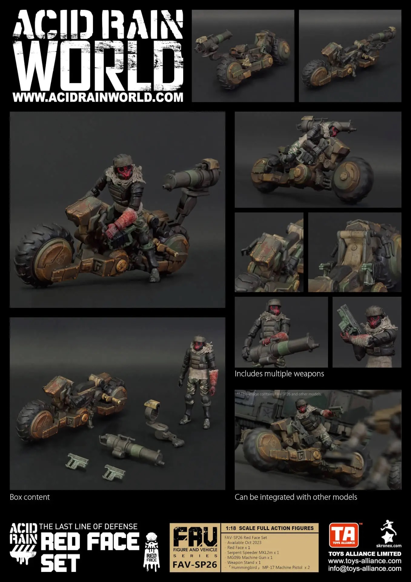 Toys Alliance : FAV-SP26  Acid Rain 赤臉套裝