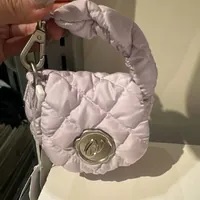 [S] NERDY PNES24AC013601 STAMP MINI QUILTED BAG,LIGHT PURPLE, 8809982769316 (SN397)