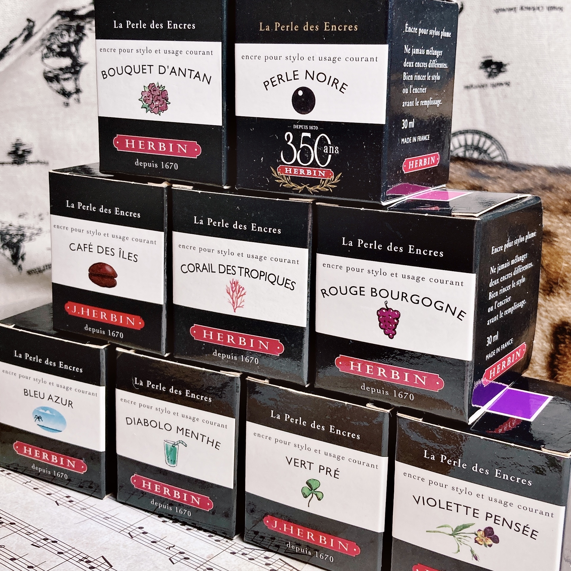 J. Herbin ｜鋼筆墨水（大罐：30ML）