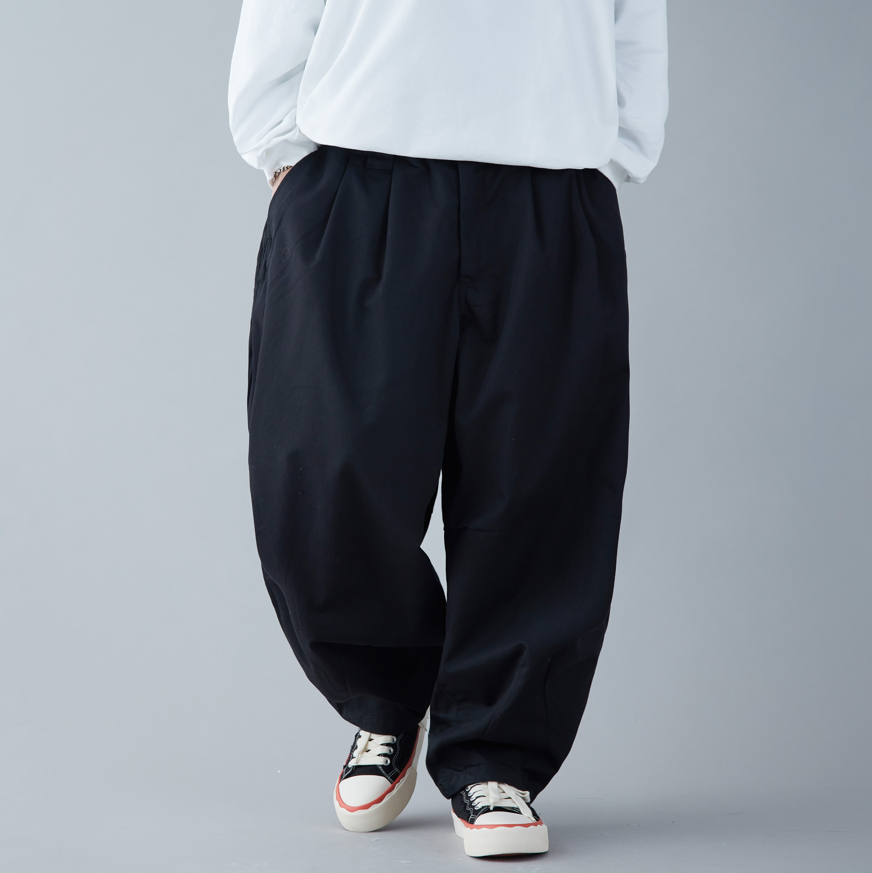 TIGHTBOOTH - Herringbone Balloon Pants - 2 Colors