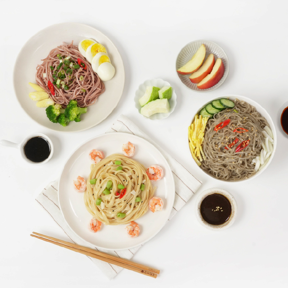 免運組｜新品｜森林纖食麵｜綜合2盒12入(附醬汁)｜6款經典拌醬