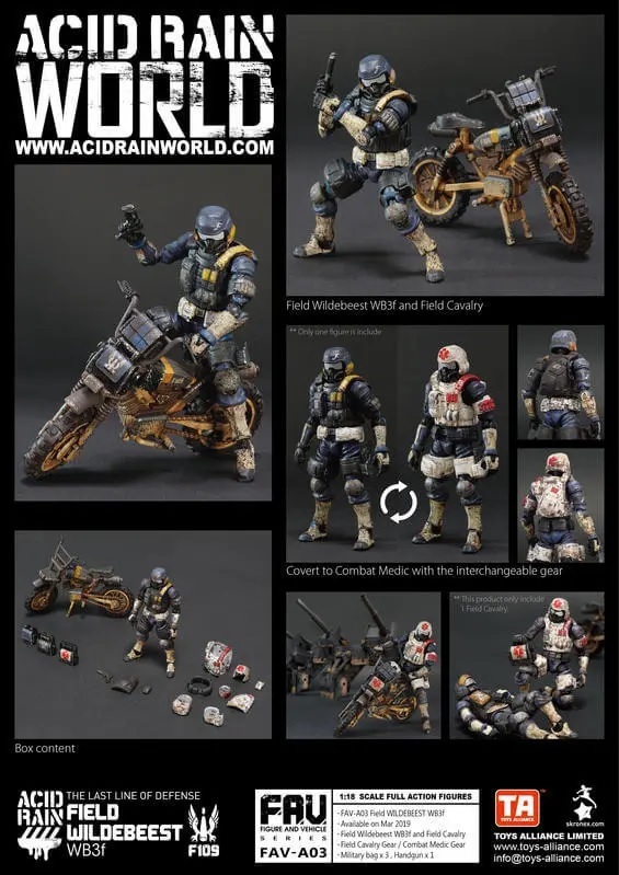 Toys Alliance : 1/18 Acid Rain FAV-A03 野戰角馬