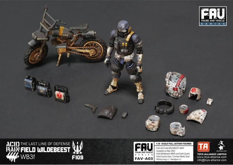 Toys Alliance : 1/18 Acid Rain FAV-A03 野戰角馬