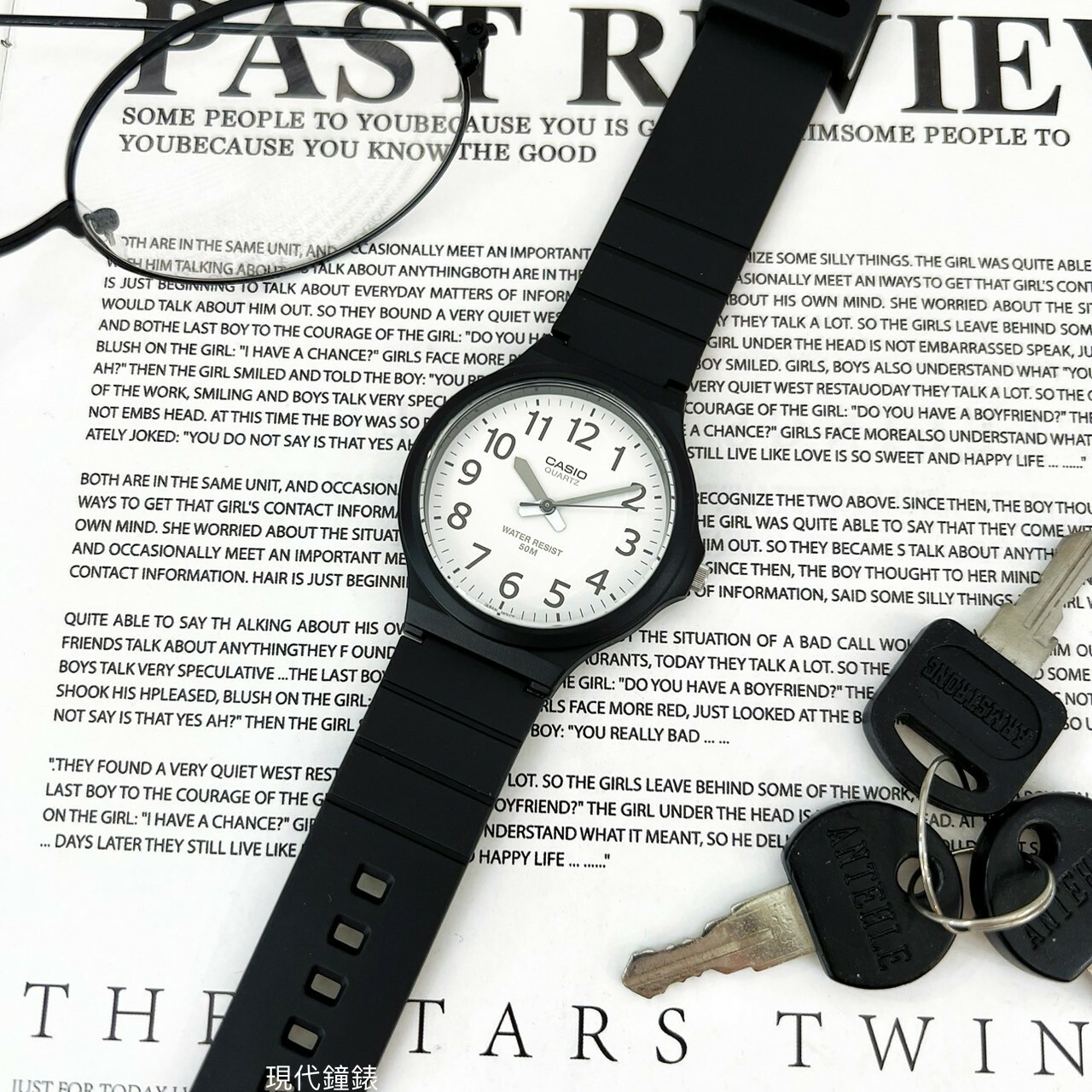 【CASIO 卡西歐】時尚玩色輕薄大錶面腕錶 MW-240-7B 43.6mm 現代鐘錶