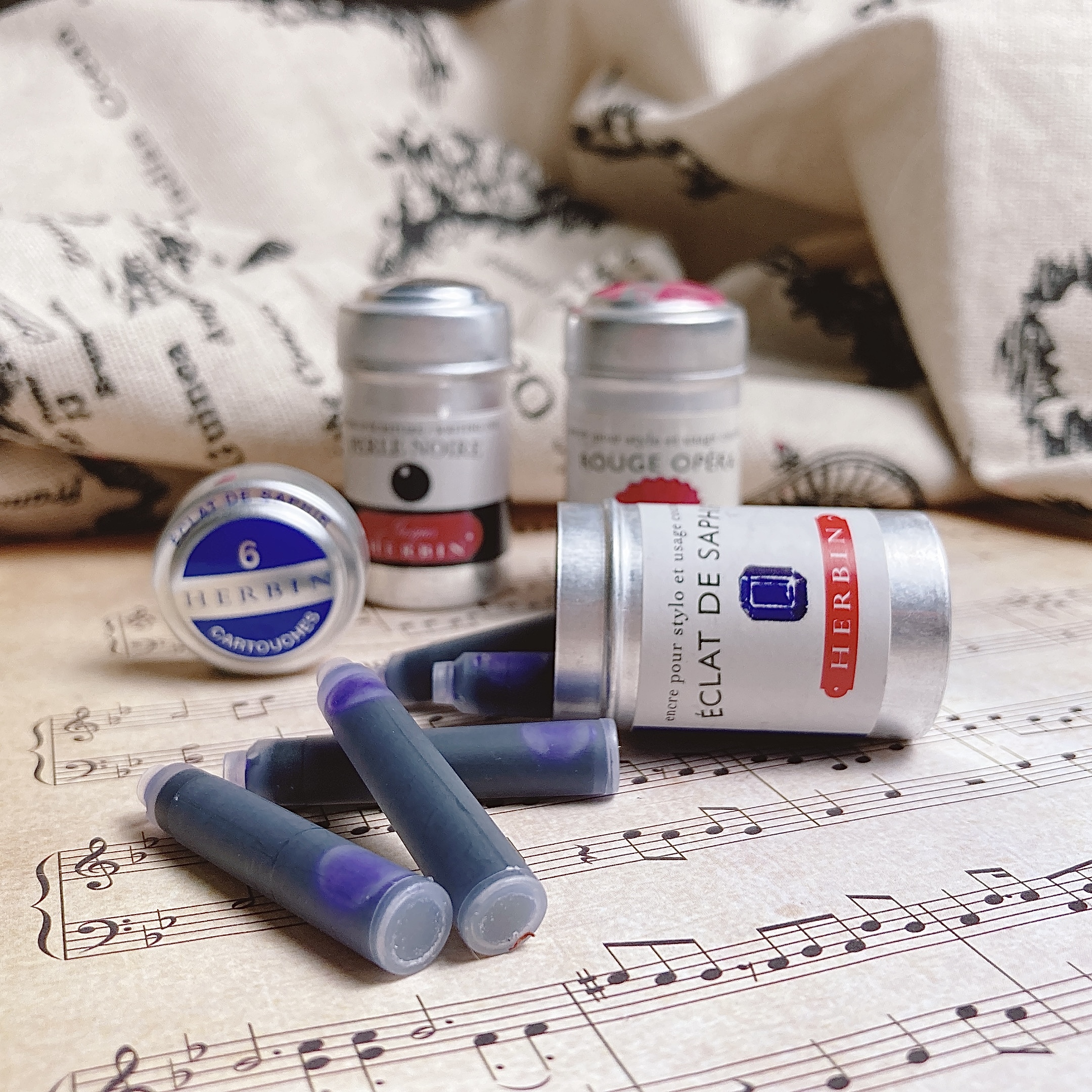 J. Herbin ｜鋼筆墨水 (歐規卡式墨水）