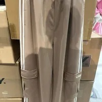 [S] NERDY W'S CARGO TRACK PANTS,BEIGE, PNEF23TP033005 (SN410)