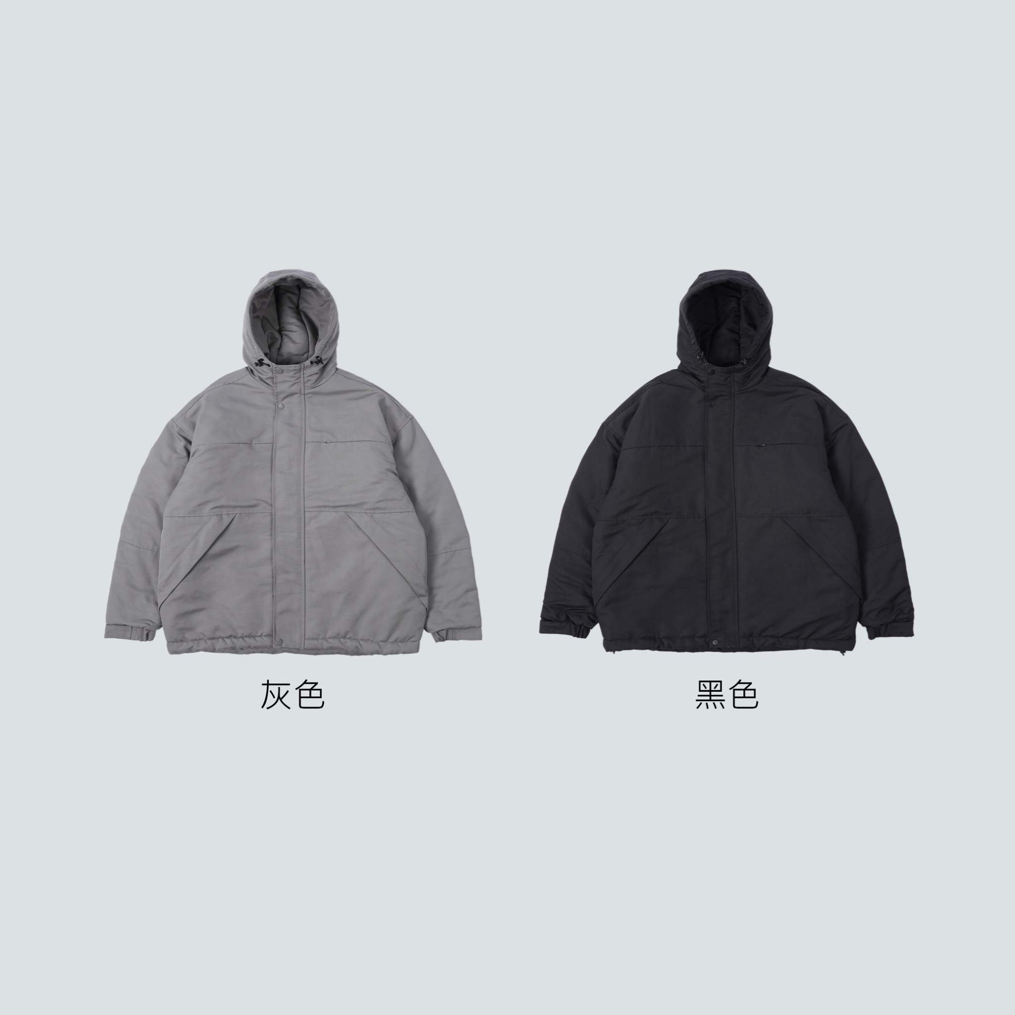 SBG 防潑水厚鋪棉斜插口袋重磅風衣外套 SB1228