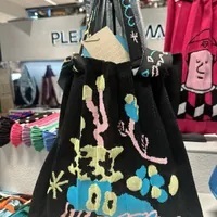 [S] PLEATS MAMA 2WAY SHOPPER BAG,BLACK, CB23ZU-SB06-BK1-F (SPL76)