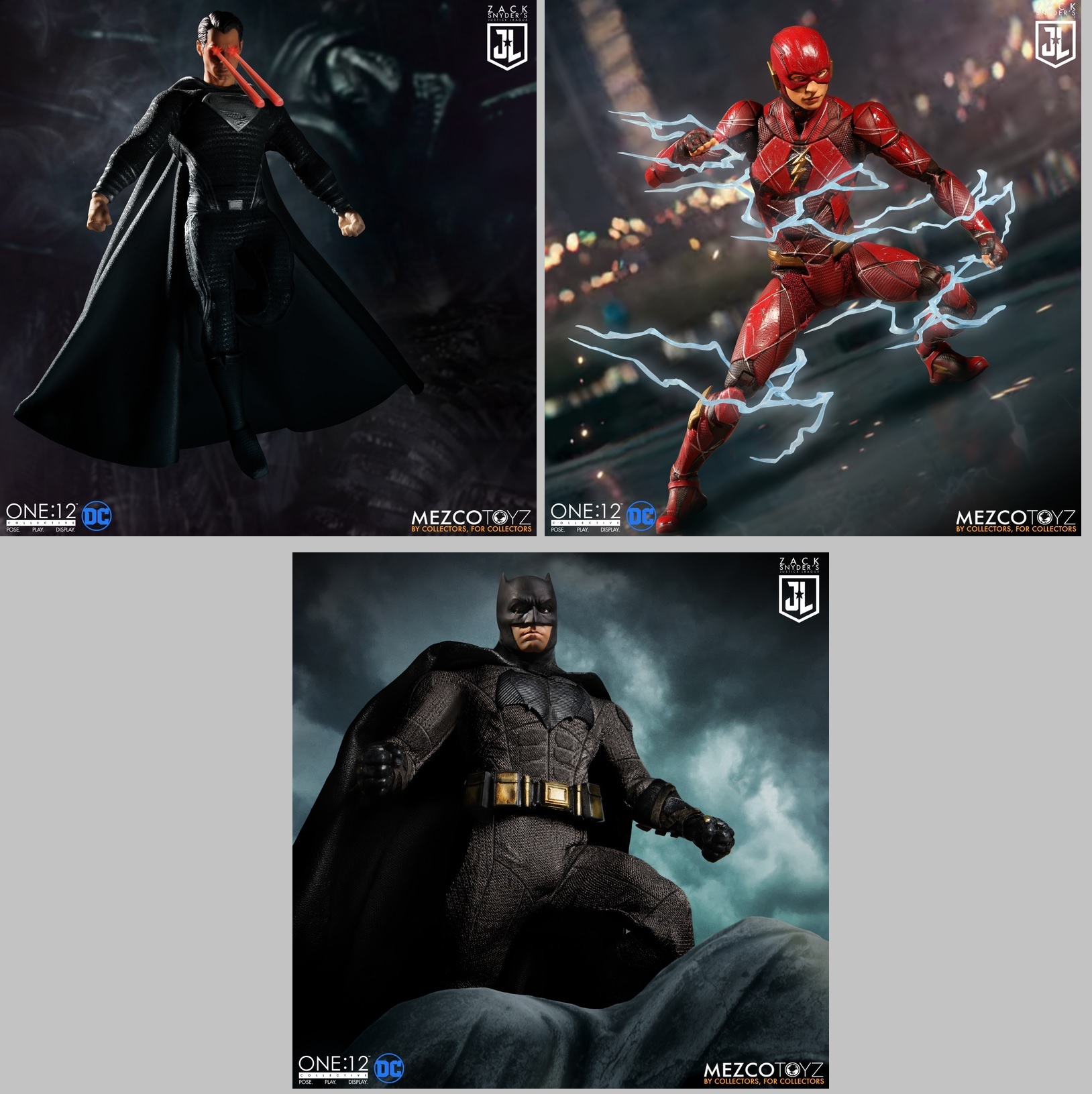 Mezco : 1/12 Zack Snyder’s Justice League Deluxe Steel Boxed Set