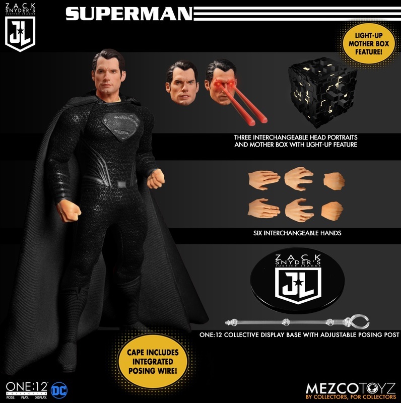 Mezco : 1/12 Zack Snyder’s Justice League Deluxe Steel Boxed Set