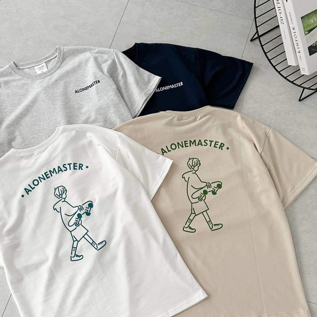 ALONE 滑板男孩 短T (4colors)