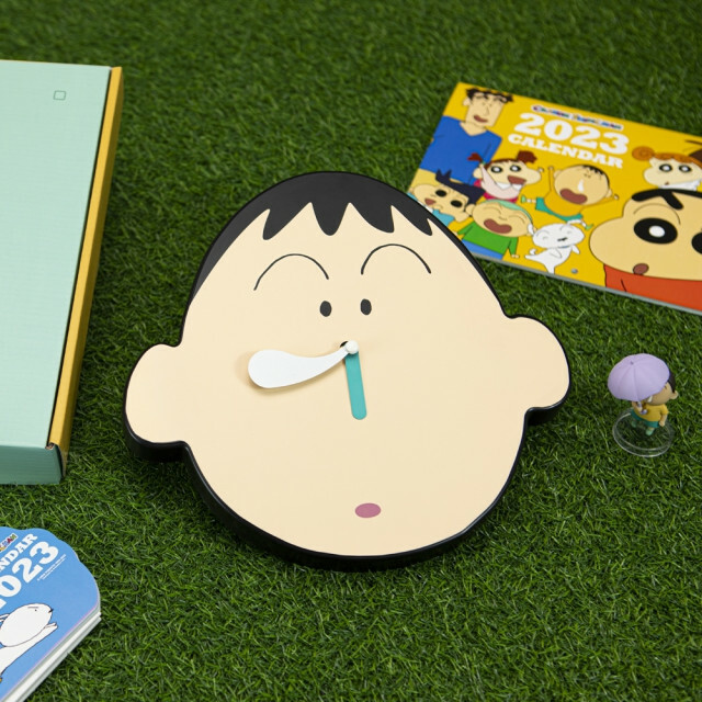 現貨 蠟筆小新 韓國正版授權 阿呆鼻涕時鐘 壁鐘