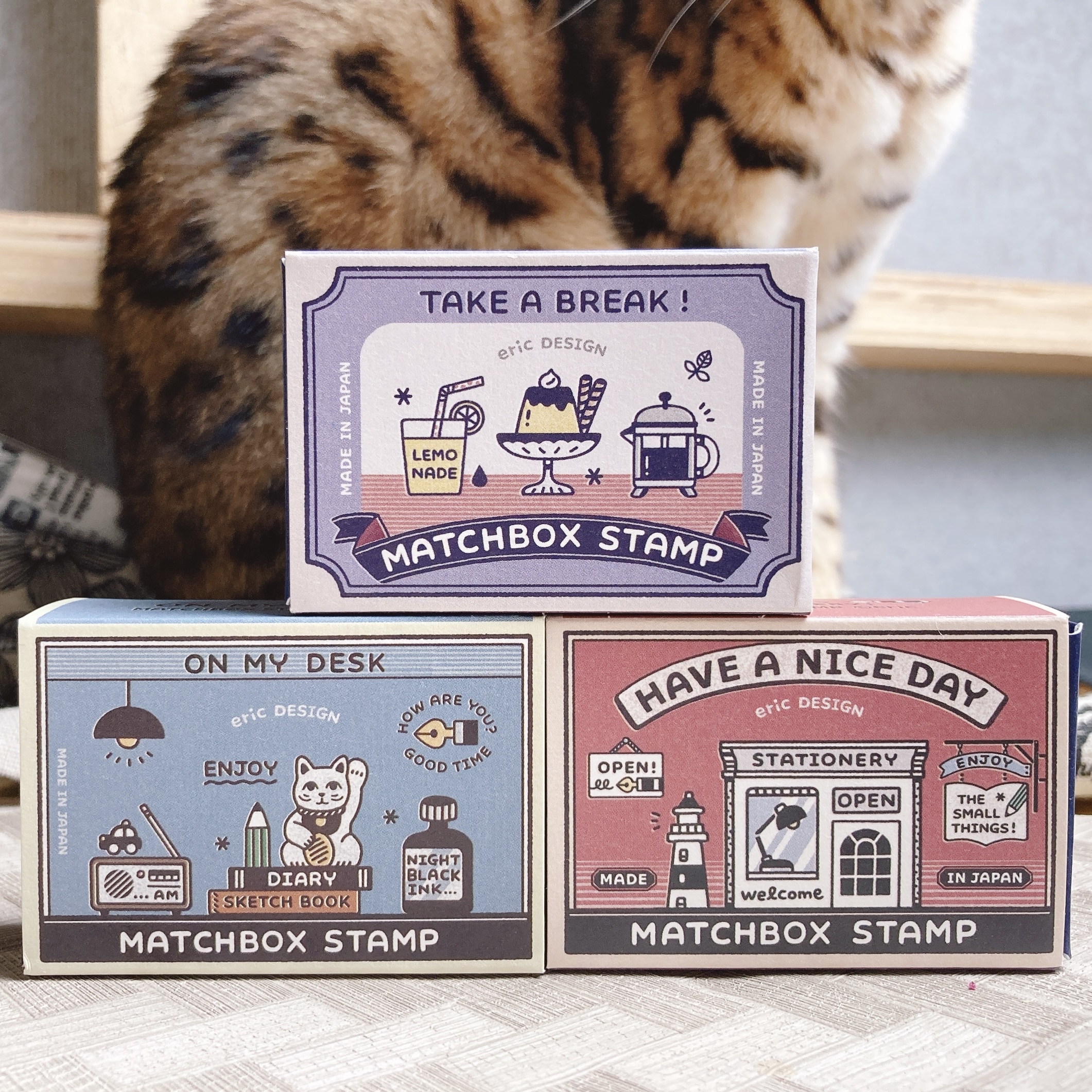 ERIC x Sanby｜火柴盒印章組 (三組可選)
