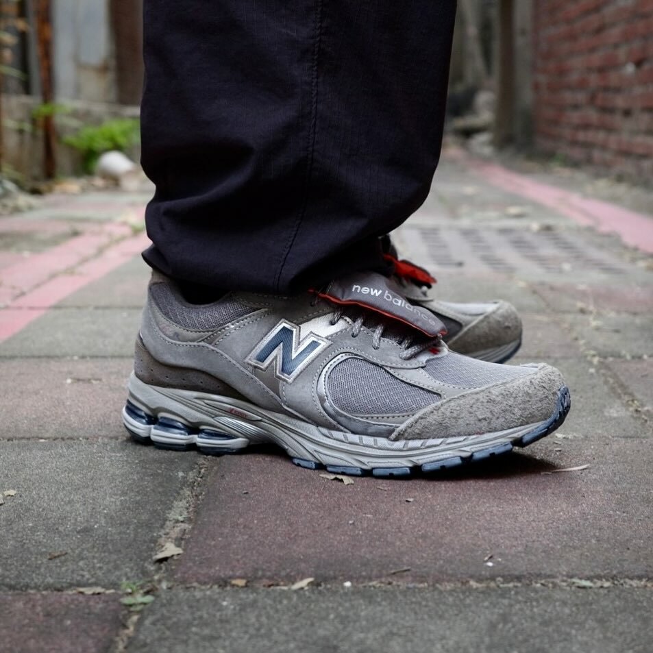 New Balance M2002RVA  2002R 刷舊灰綠 小拉鍊袋 零錢袋 做舊