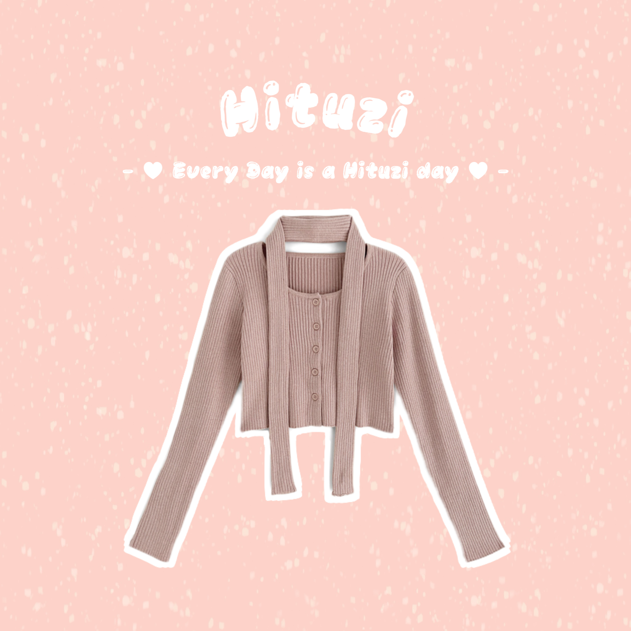 🧣圍巾 + 針織上衣