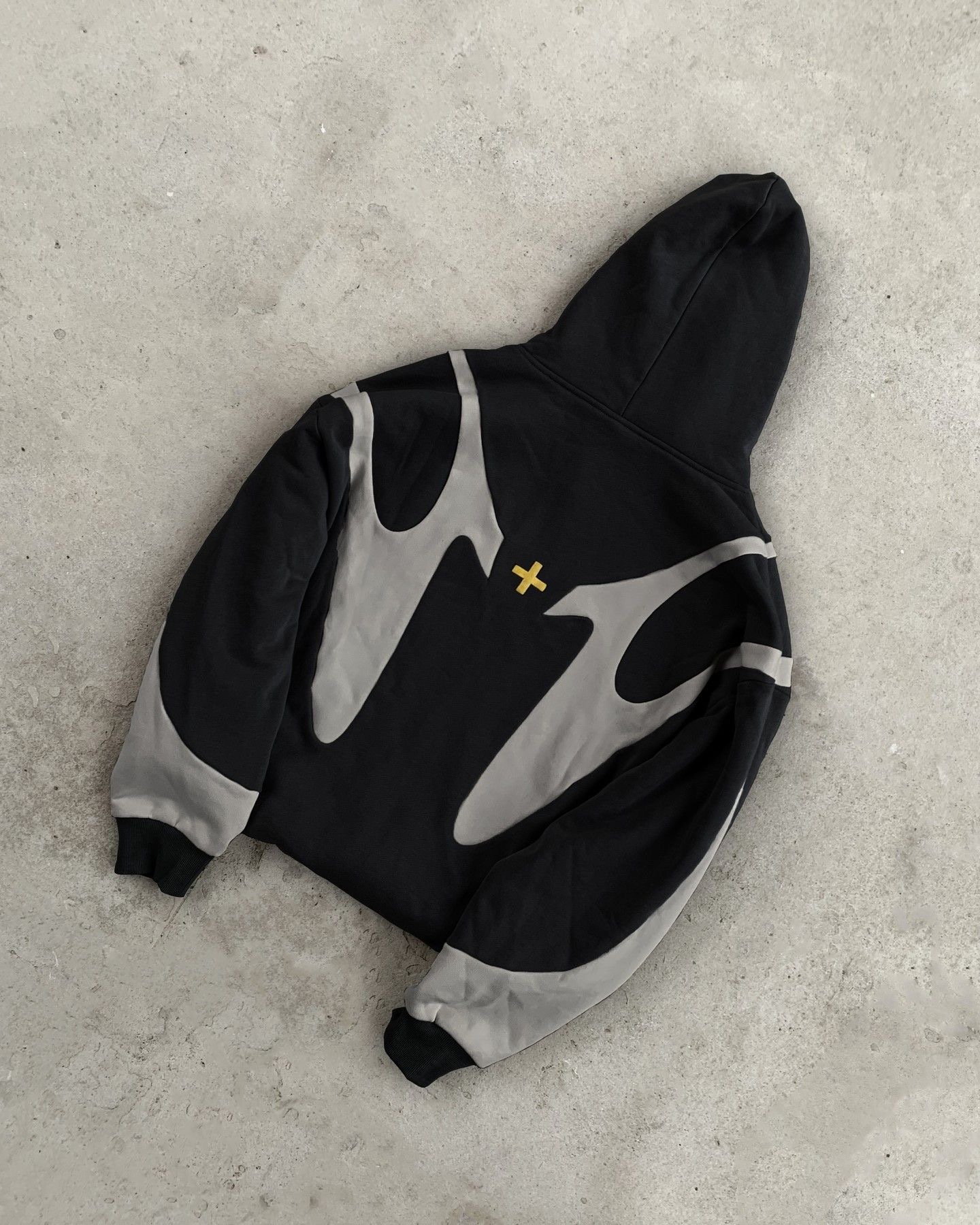 NL25h+ Night Lab Fuse Hoodie 拉鍊外套黑灰