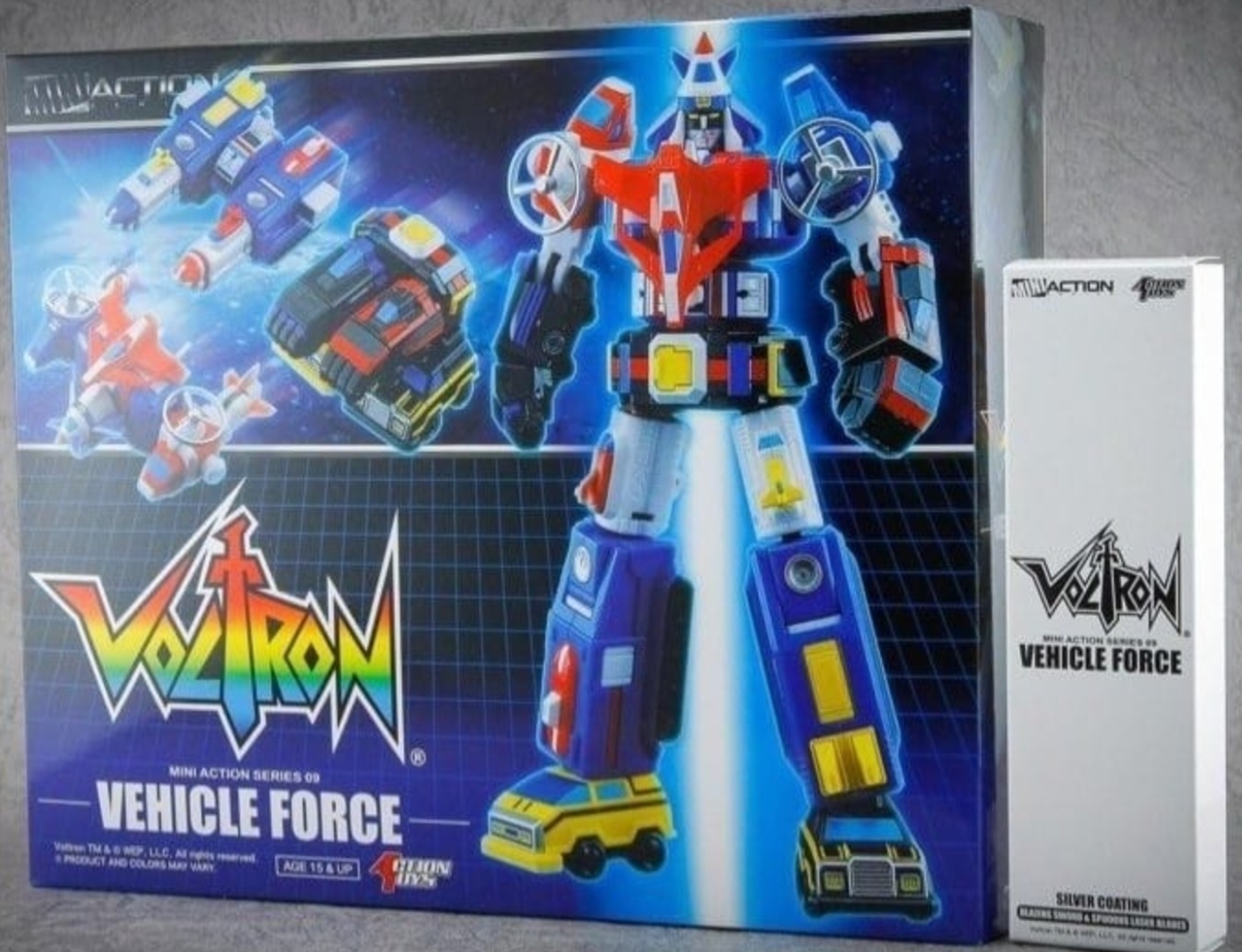 Action Toys Mini Action Voltron 機甲艦隊 十五機合一(會場限定版  電鍍武器)