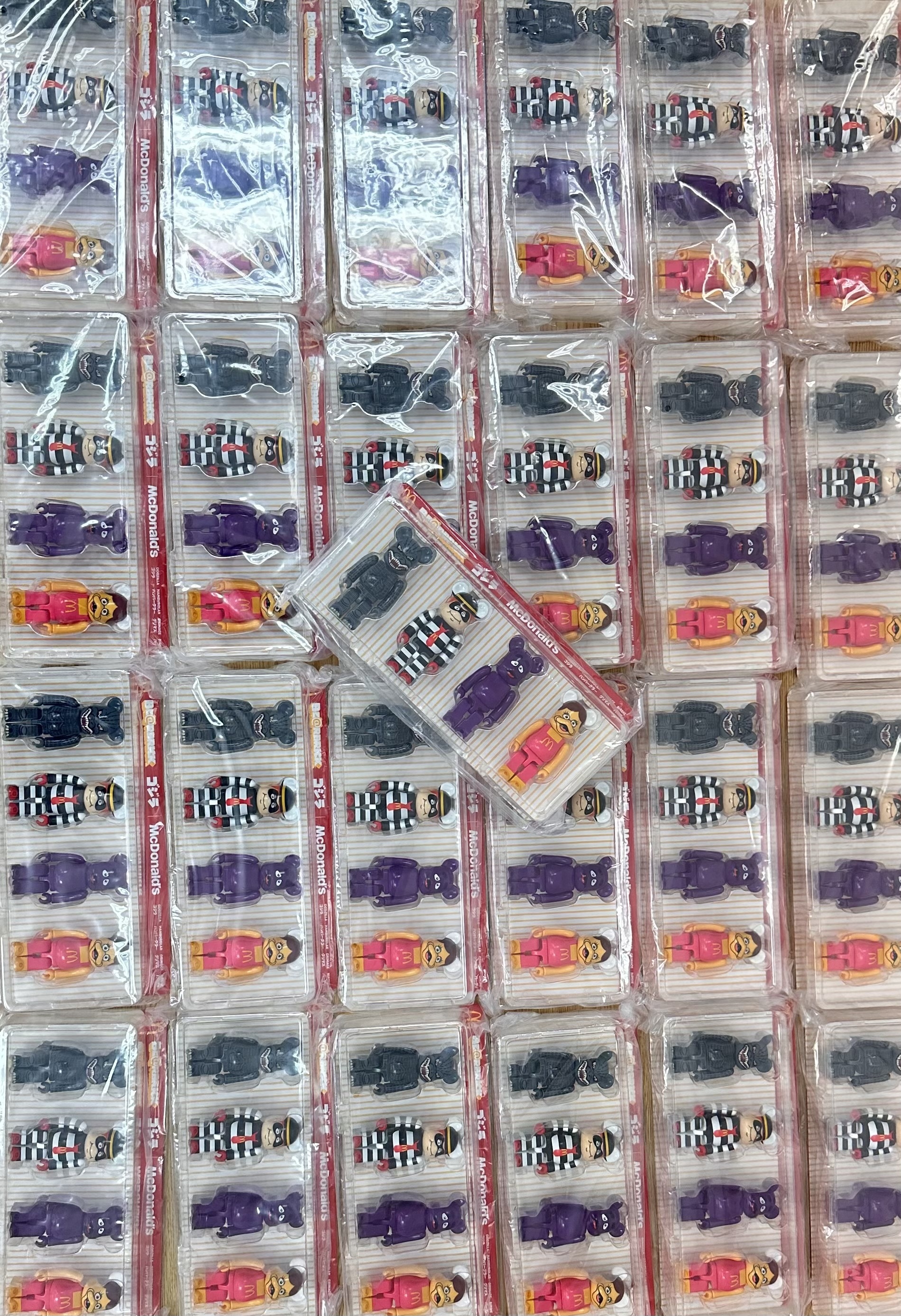 日本限定 McDonald x 哥斯拉 x medicom toy bearbrick 150%