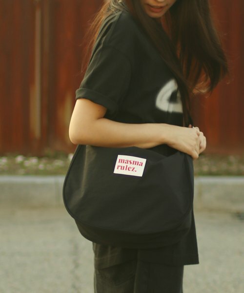 ◆masmarulez◆ halfmoon cross bagblack 5000578839 Masmarulez] Korean Halfmoon Cross Bag Unisex, Waterproof