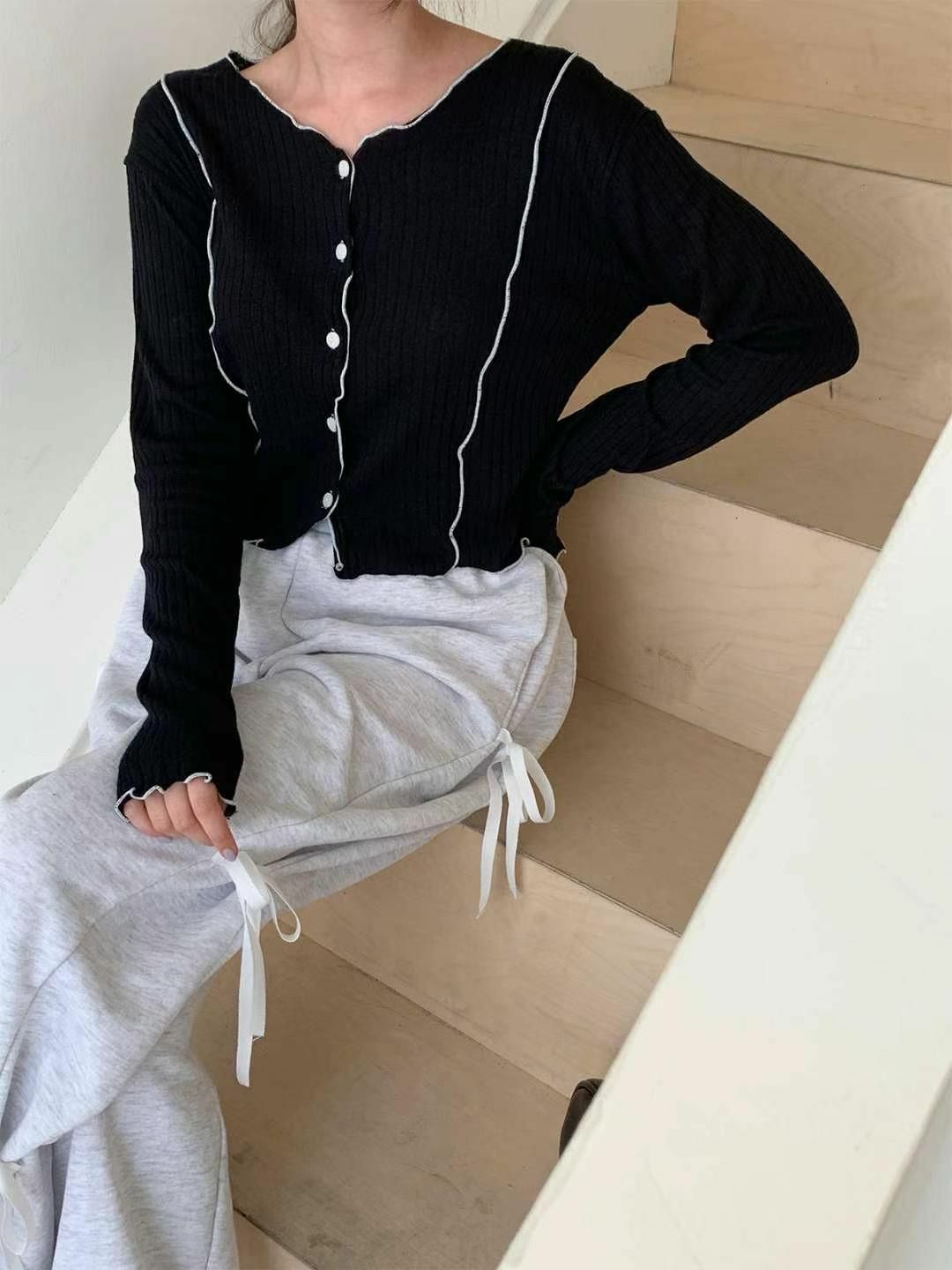 PANTS#14288 🤎打結運動褲