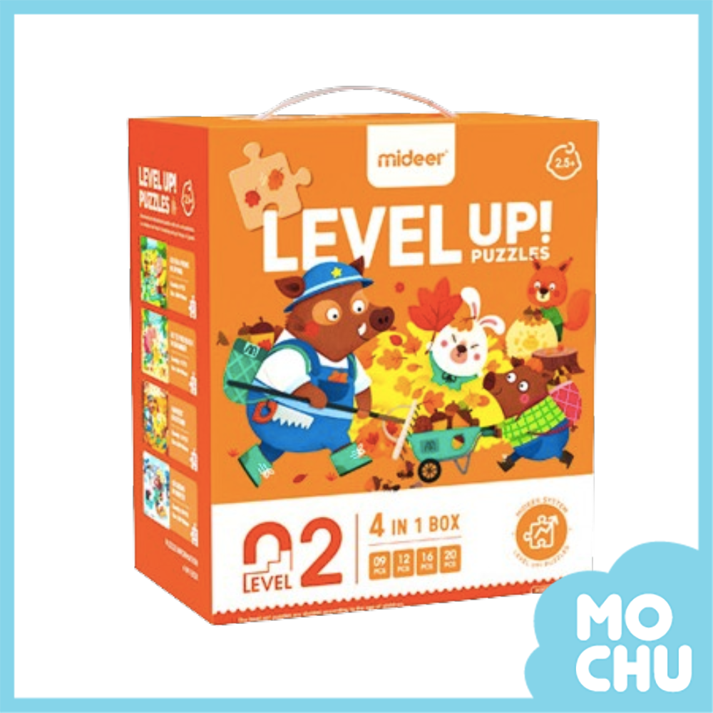 森林裡的四季四合一拼圖