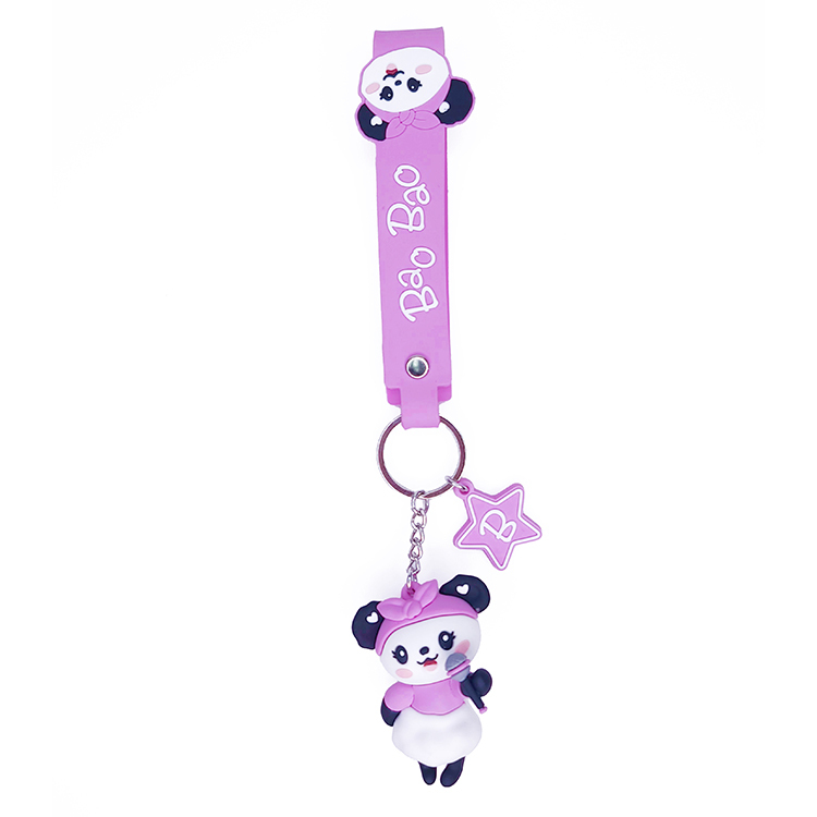 Bao Bao with mic keychain