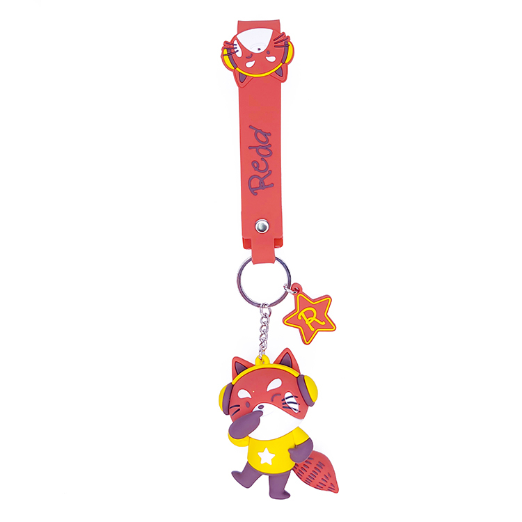 Redd with headphone keychain