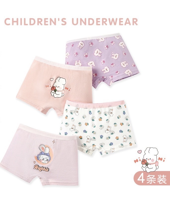 女寶愛麗絲兔兔四角褲