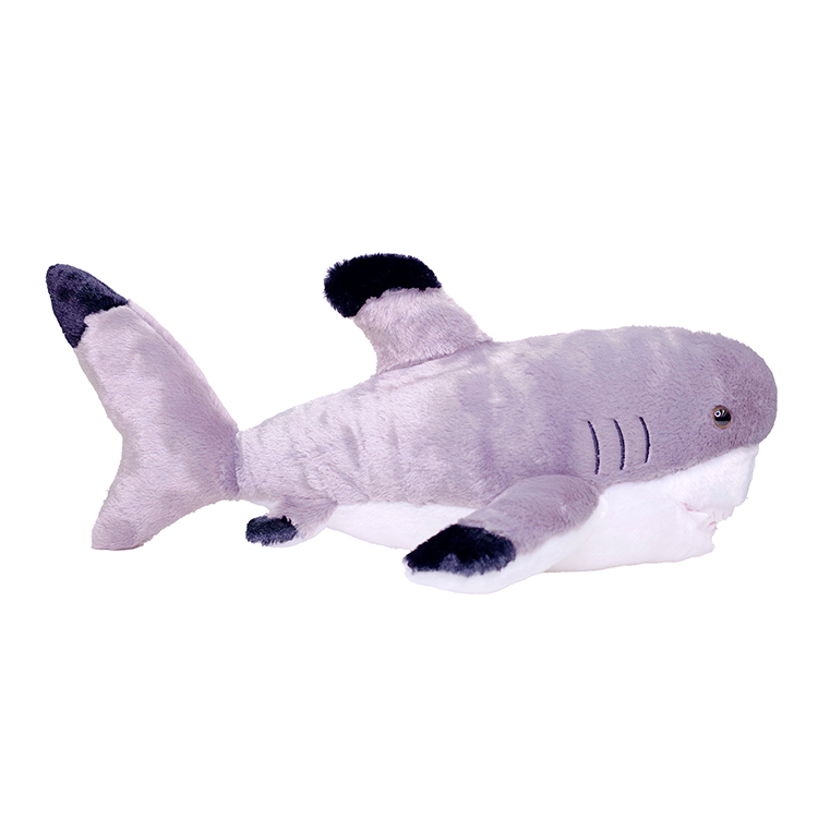 Black Tip Grey Shark Plush