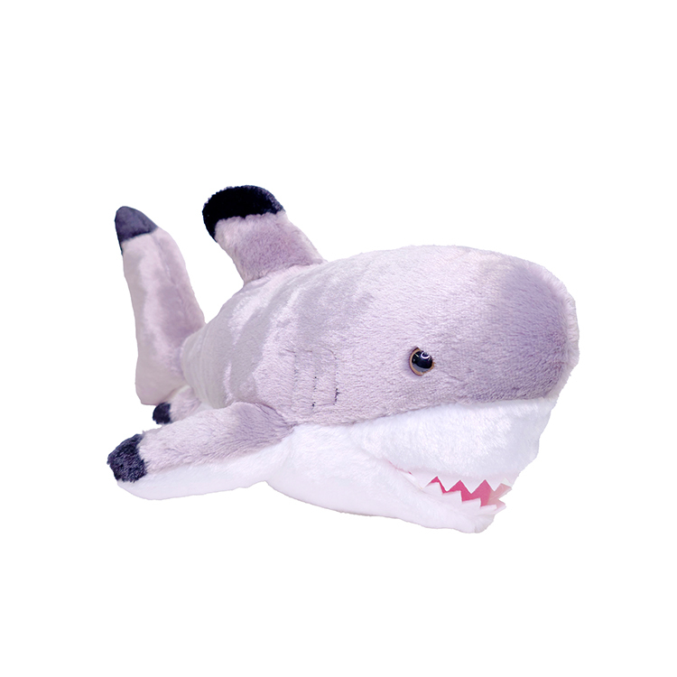Black Tip Grey Shark Plush