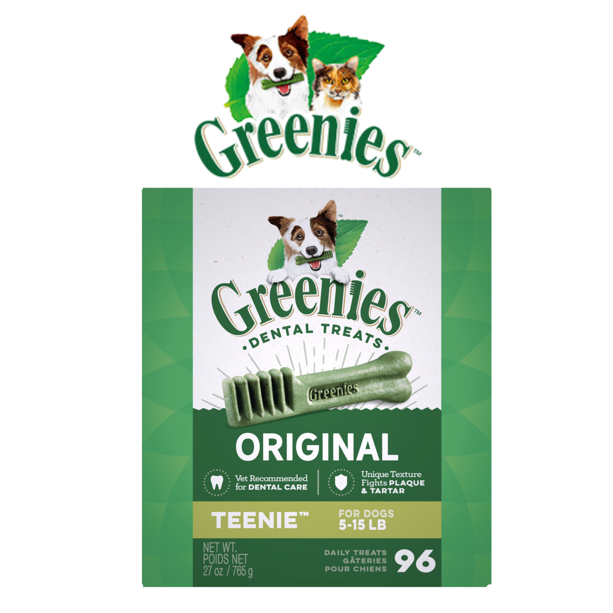 Greenies- 原味系列潔齒骨 的骰犬 27安士 (適合2-7公斤)