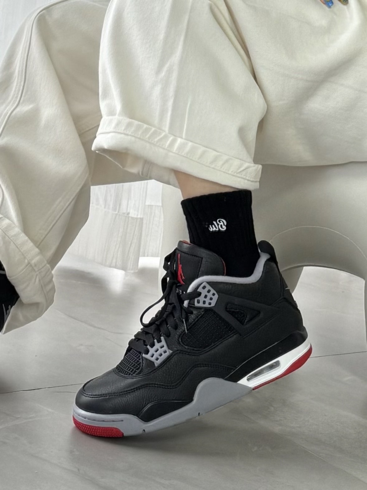 <快速出貨> Nike Jordan 4 Retro Bred Reimagined 黑紅FV5029006