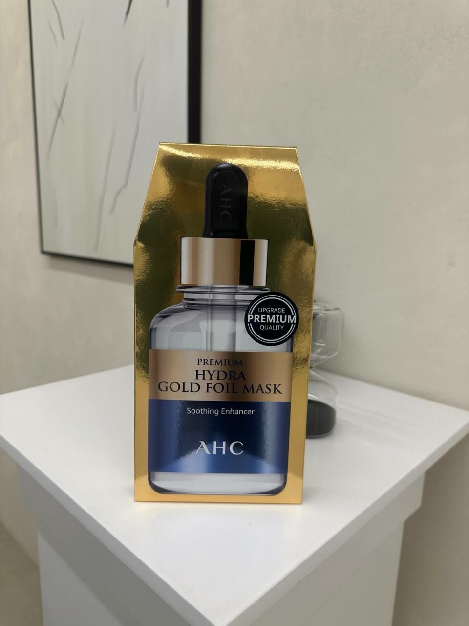 [S] BEAUTY AHC PREMIUM HYDRA GOLD FOIL MASK SOOTHING ENHANCER, 8809509188163 (SBU245)