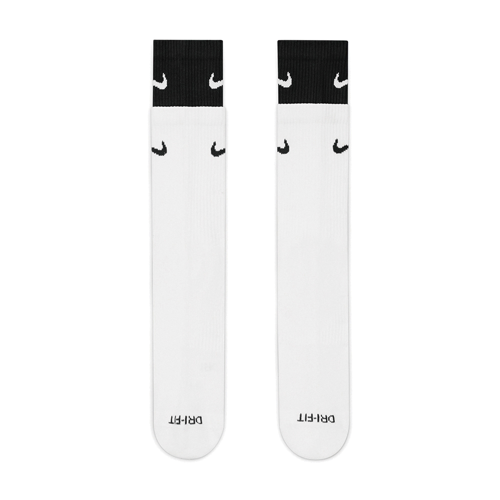 Nike Everyday Plus Cushioned 黑白雙層長襪  DD2795-104