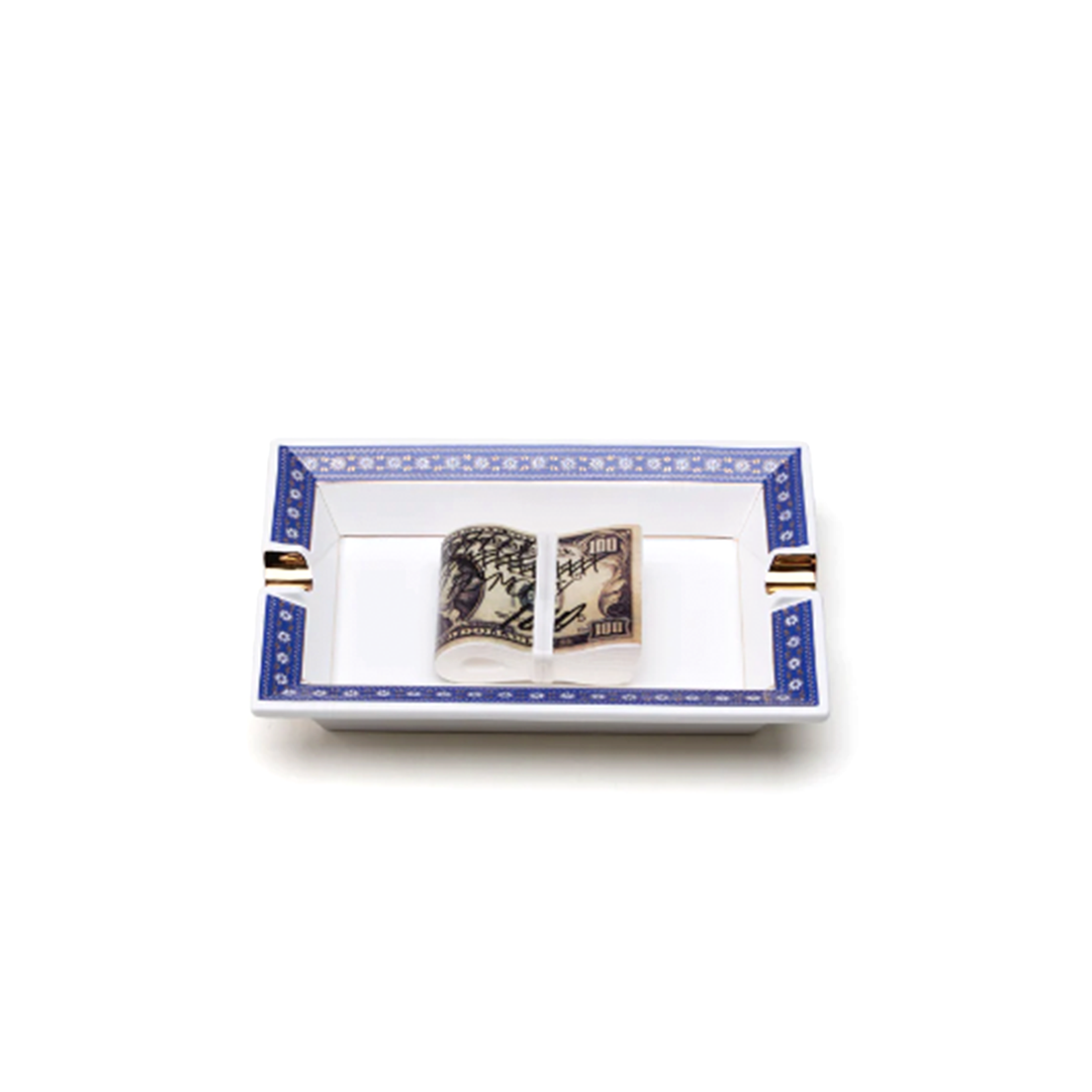 お香 NEIGHBORHOOD SQUARE INCENSE TRAY Neighborhood Men's Square Incense Tray in Navy Neighborhood
